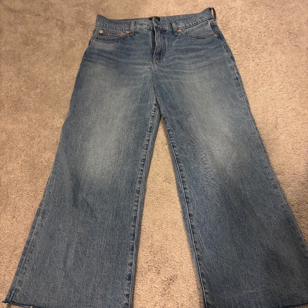 J Crew Factory Wide Left Crop 27p
